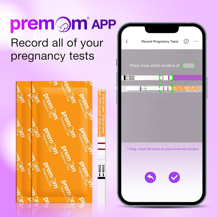 Pregnancy Test Strips- 30 Pack Early Detection Pregnancy Test Kit Powered by  Ovulation Predictor Ios and Android APP