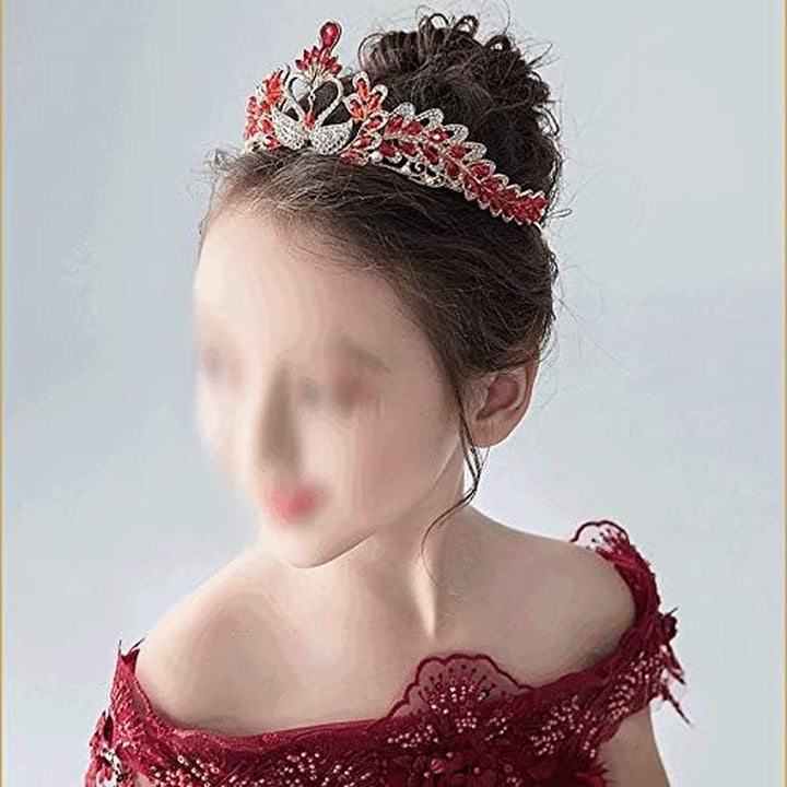 Children Crown Accessories Princess Crown Hair Jewelry Rhinestone Tiaras Diadems Kids Hair Ornaments Party Girls Gift