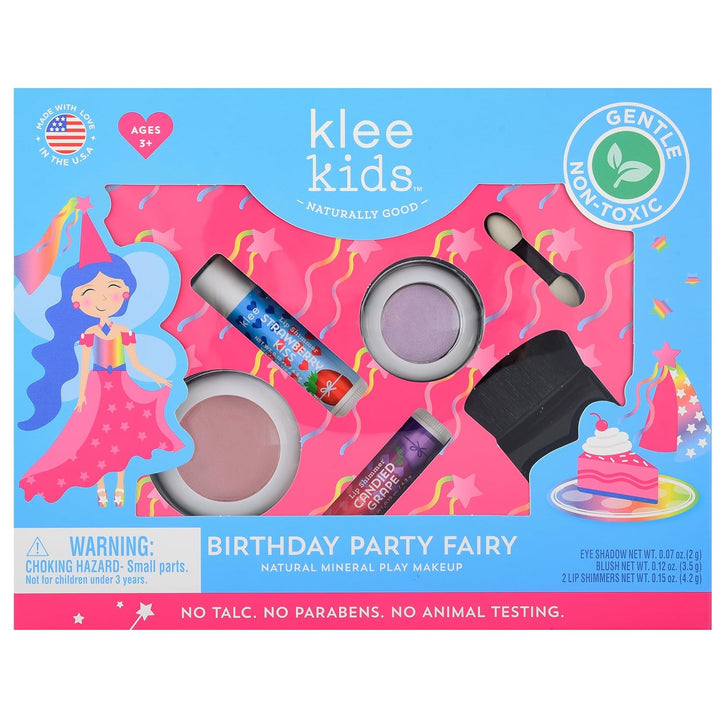 Luna Star Klee Kids Play Makeup Kit. Gentle and Non-Toxic. Kid-Friendly. Made in USA. (Berry Icing Fairy)