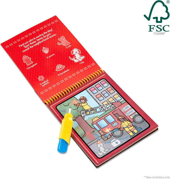 on the Go Water Wow! Reusable Water-Reveal Activity Pad - Vehicles - FSC Certified