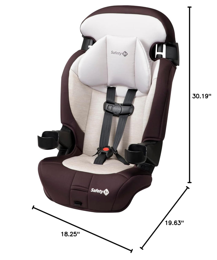 Grand 2-In-1 Booster Car Seat, Converts from High Back to Belt-Positioning Booster, High Back Seat for Kids 40-65, and Belt-Positioning 40-100 Pounds, Dunes Edge