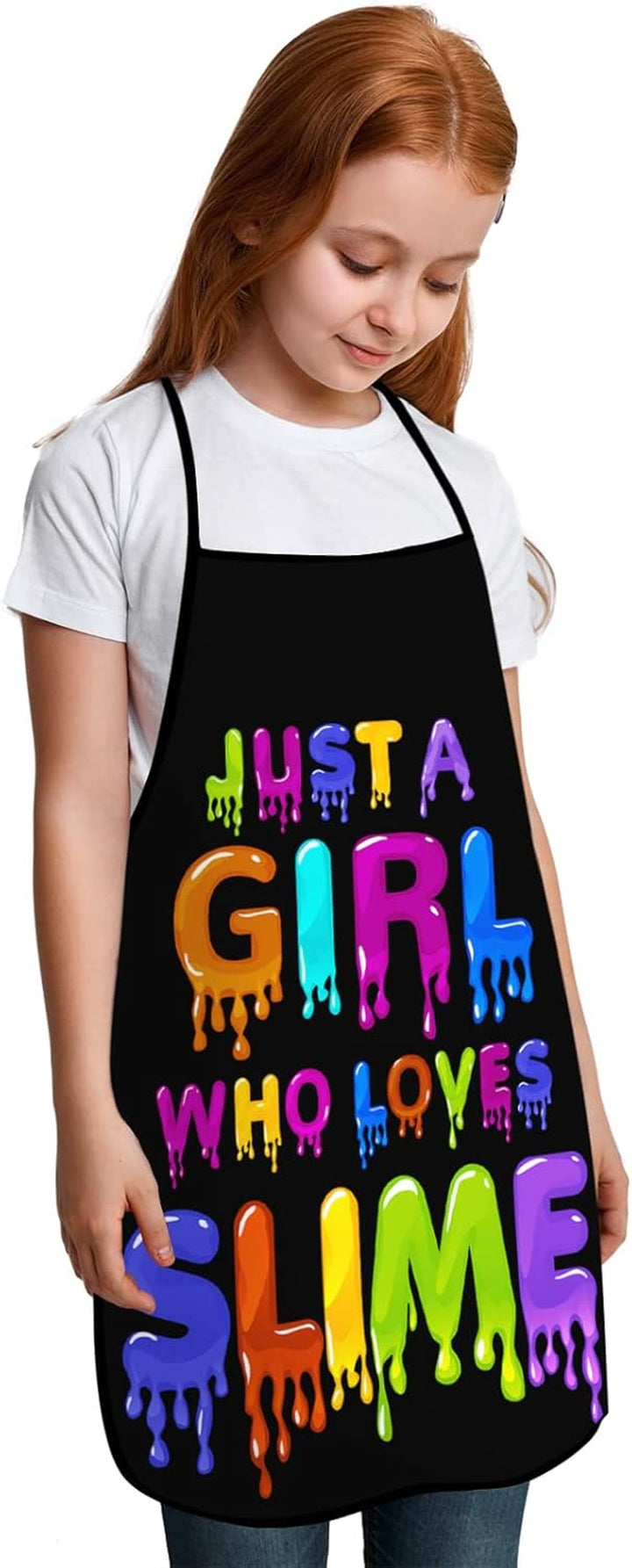 CBETF Kids  Slime Apron for Girls, Waterproof Slime Cooking Gifts