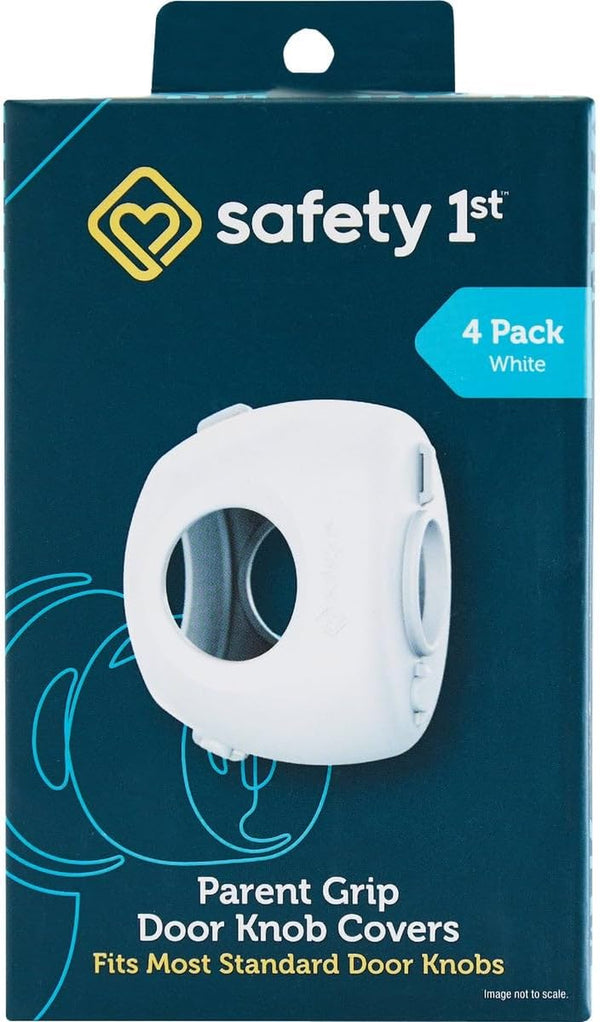 Parent Grip Door Knob Covers, White, One Size,4 Count (Pack of 1) (HS3260600), Packaging May Vary