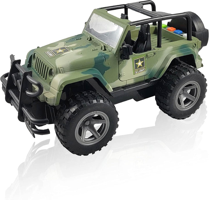 U.S. Army Toy Friction Combat Tank with Lights and Sounds for Boys