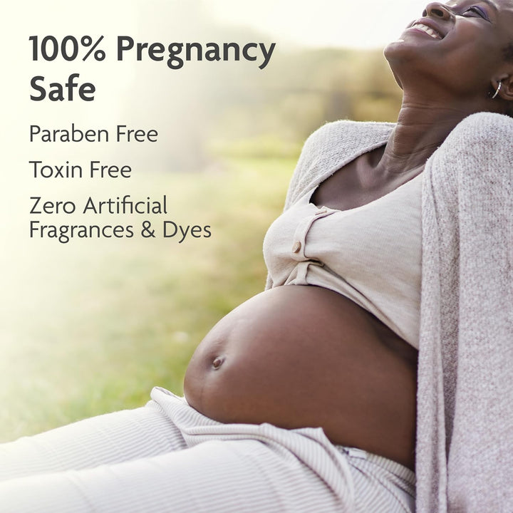 Maternity Stretch Mark Cream for Pregnancy - 4 Fl Oz - Paraben-Free & Hypoallergenic - Prevents Stretch Marks & Improves Elasticity - Shea Butter & Belly Cream for Pregnant Women