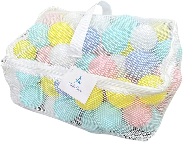 Soft Pit Balls, Chemical-Free Crush Proof Plastic Ocean Ball, BPA Free with No Smell, Safe for Toddler Ball Pit/Kiddie Pool/Indoor Baby Playpen