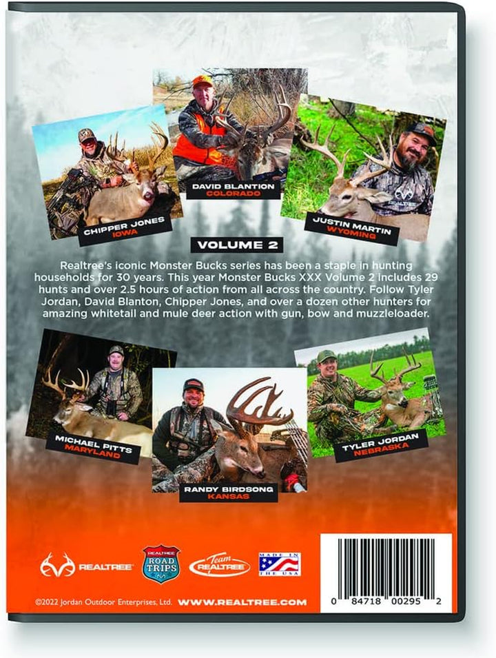 Monster Bucks Productions 2022 Deer, Elk, Big Game, Hunting Video DVD Collection Production
