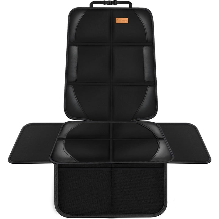 Car Seat Protector, 2 Pack of Seat Protectors, Thickest Padded 600D Fabric Padding, Waterproof, Durable, anti Slip Backing, Child Seat Protection, Suitable for Babies, Toddlers, Children