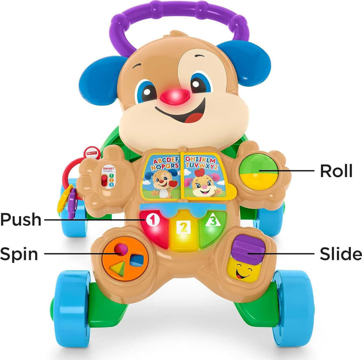 Baby Toy Laugh & Learn Smart Stages Learn with Puppy Walker with Music Lights & Activities for Infants Ages 6+ Months
