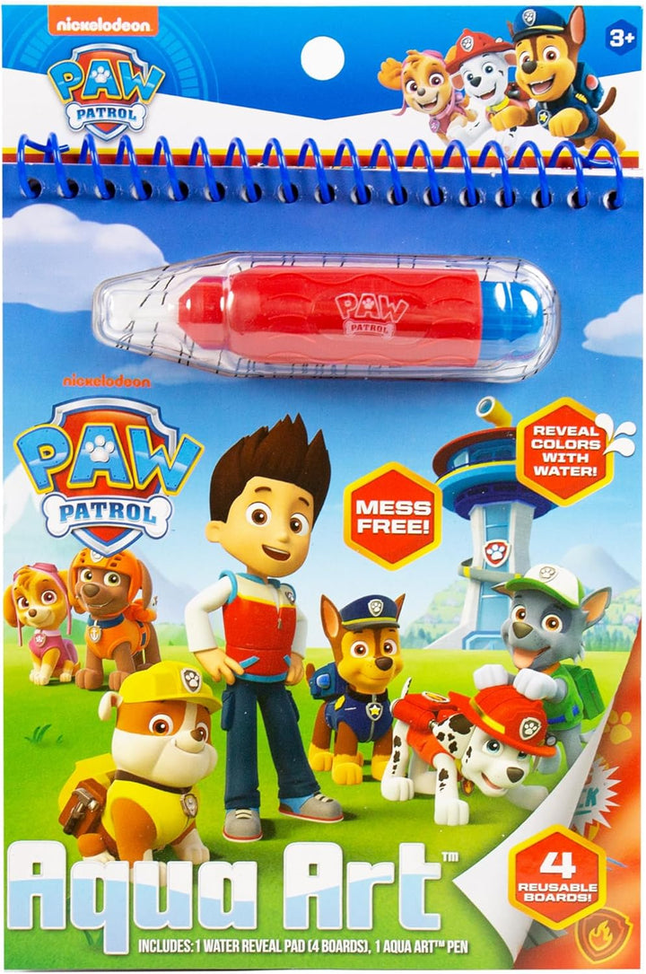 Bluey Aqua Art - Reusable Water Reveal Activity Pages with Water Pen for No-Mess Drawing and Coloring