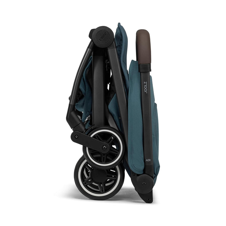 AER+ Bumper Bar Foldable Stroller Accessory - Armrest One-Hand Use - Easy to Attach & Open - Extra Handle Comfort - Elegant Crossbar Design - Ideal for Hanging Baby Toys - Mid Brown Carbon