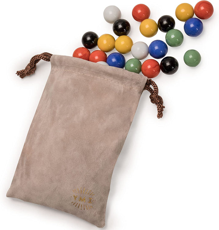 60 Pieces Chinese Checkers Marbles Set with Solid Colors - 16 Millimeters