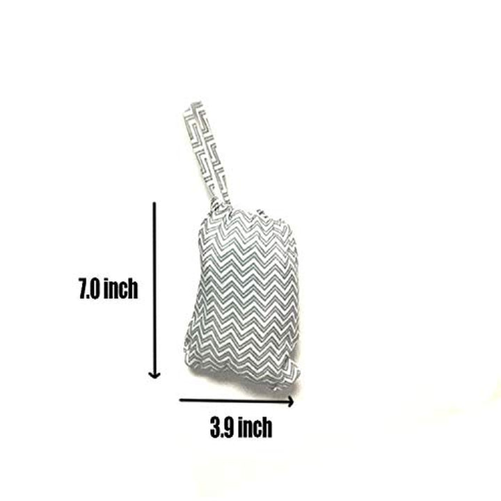 Portable Shopping Cart Cover, High Chair and Grocery Cart Covers for Babies, Kids, Infants & Toddlers, Attached Carry Bag (Gray Chevron)