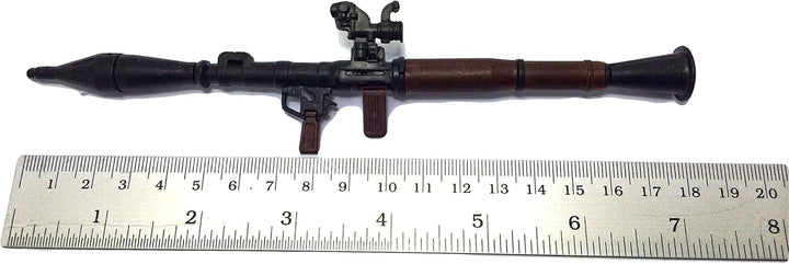 1/6 Scale RPG-7 Rocket Propelled Grenade Launcher Anti-Tank Bazooka Russian Army Fit for 12" Action Figure (Mini Toy Gun 7" Long)