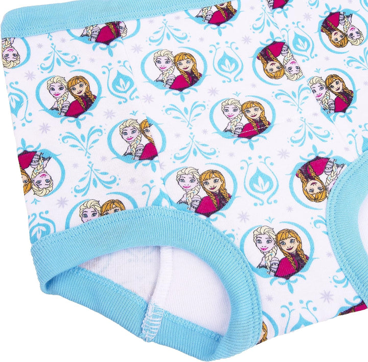 Frozen Toddler Girls 7-Pk Potty Training Pants with Success Tracking Chart and Stickers Sizes 2T, 3T, 4T