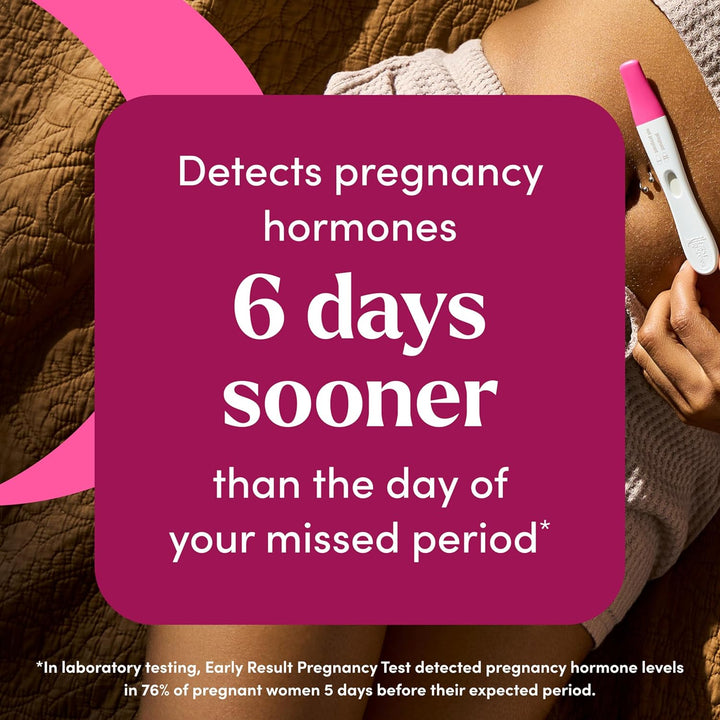 Early Result Pregnancy Test, 3 Count(Pack of 1)(Packaging & Test Design May Vary)