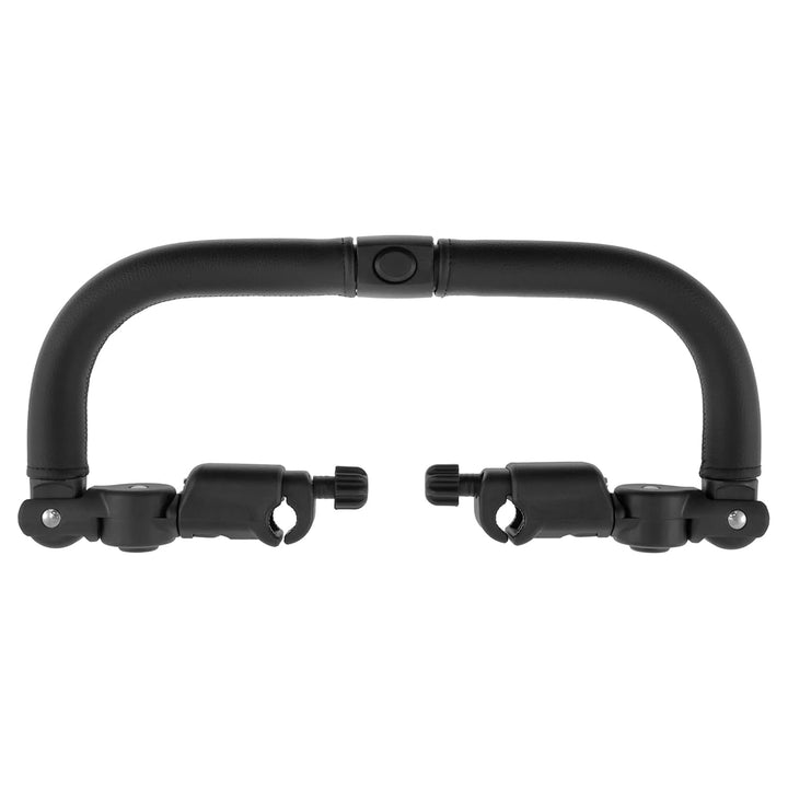 Universal Stroller Bumper Bar Angle Adjustable Armrest Stroller Handle Multifunctional Stroller Bar Removable Stroller Crossbar for Bbz Yoyo, Yoyo 2, and Yoyo+, Black Pu Leather