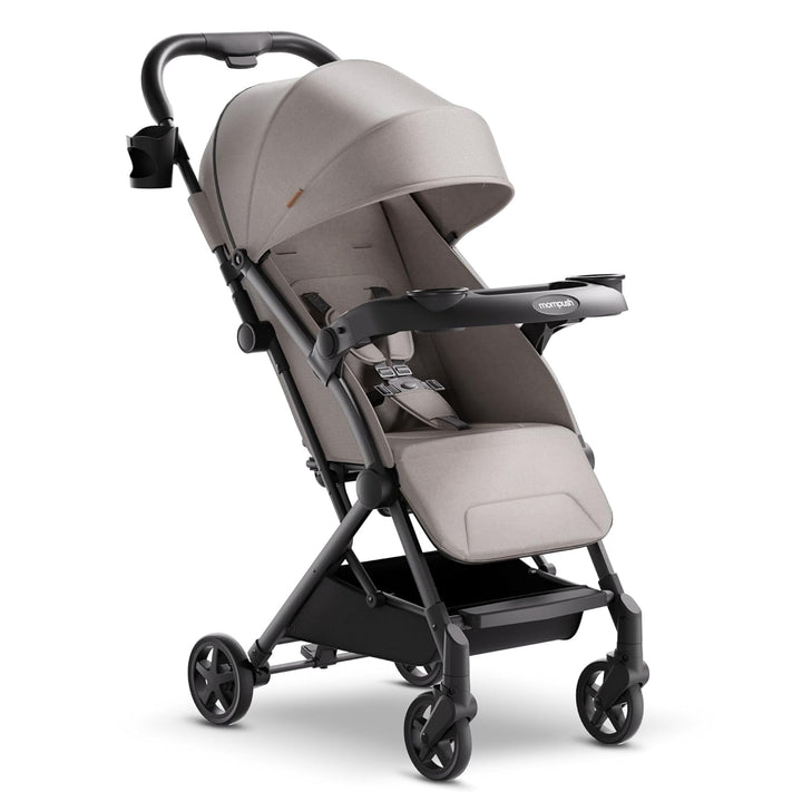Lithe V2 Lightweight Travel Stroller, Compact Foldable Baby Stroller with Travel Bag, One-Hand Fold Stroller, Snack Tray, Mechanical Recline Seat, Airplane-Ready, UPF 50+ Canopy & Rain Cover