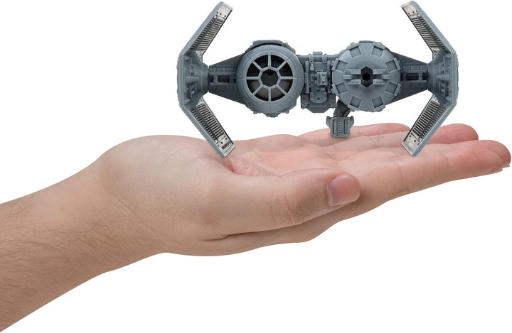 Star Wars Micro Galaxy Squadron TIE Bomber - 5-Inch Starfighter Class Vehicle with 1-Inch TIE Pilot Micro Figure Accessory