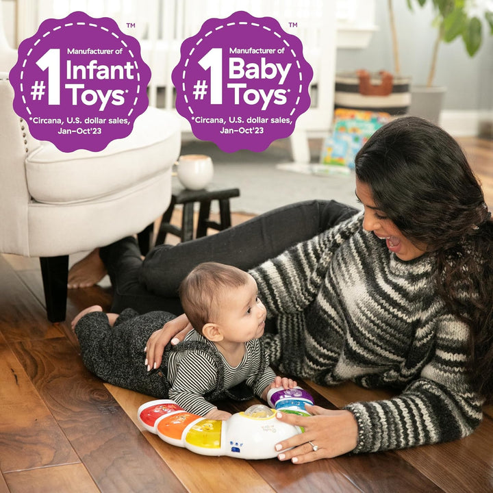 Glow & Discover Light Bar Musical Activity Station and Tummy Time Toy, Montessori Cause and Effect Early Learning for 3-36 Months