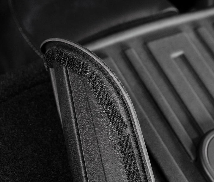 Kick Mats Backrest Mats for 2020-2024 2025 Kia Telluride 7 Passenger Captain Chairs Car Mats Accessories, All Weather TPE Interior Protector(2Nd Row Kick Mats)