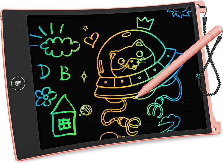 2 Pack LCD Writing Tablet with Stylus, 8.5 Inch Colorful Doodle Board Drawing Pad for Kids, Travel Games Activity Learning Toys, Birthday Gift for Age 3 4 5 6 7 8 Year Old Boys Girls