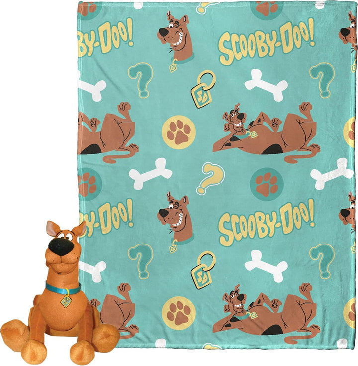 Character Hugger Pillow & Silk Touch Throw Blanket Set, Stuffed Animal for Kids, Newborn Snuggle Toy, 40" X 50", Harry Potter - Hedwig Magic