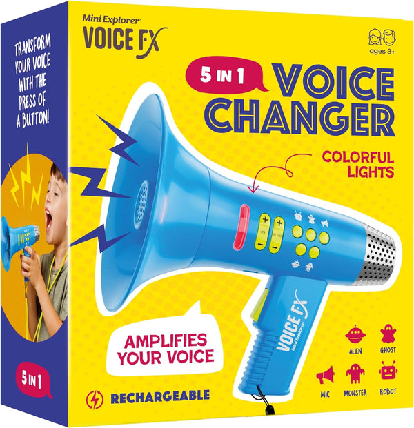 Voice Changer for Kids - Gifts for Kids - Voice Changing Device for Boys & Girls Ages 3-8+ Olds - Birthday Gifts for 3, 4, 5, 7, 8 Year Old Boy - Outdoor Toys Gift Ideas for Kid, Toddler