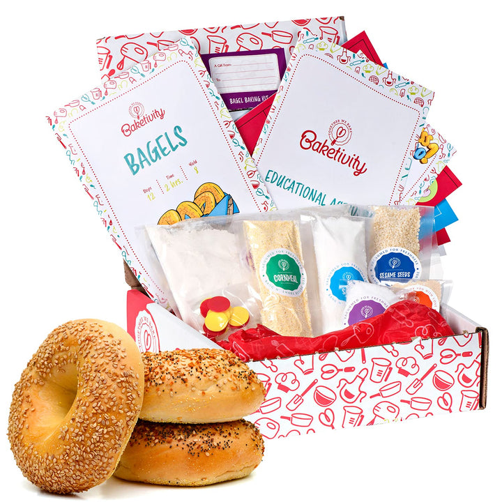 Pretzel Making Kit - Real Cooking Set for Kids Ages 5-12+ with Recipe and Ingredients - Kids Baking Set for Girls & Boys - Great Gift for Family Bonding