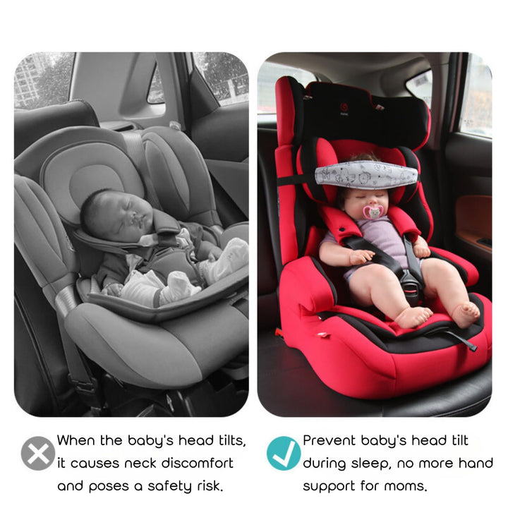 2 Pack Baby Head Support for Car Seat, Carseat Head Band Straps for Toddler Kids Children Infant, Neck Relief Headrest Strap for Stroller Car Seat