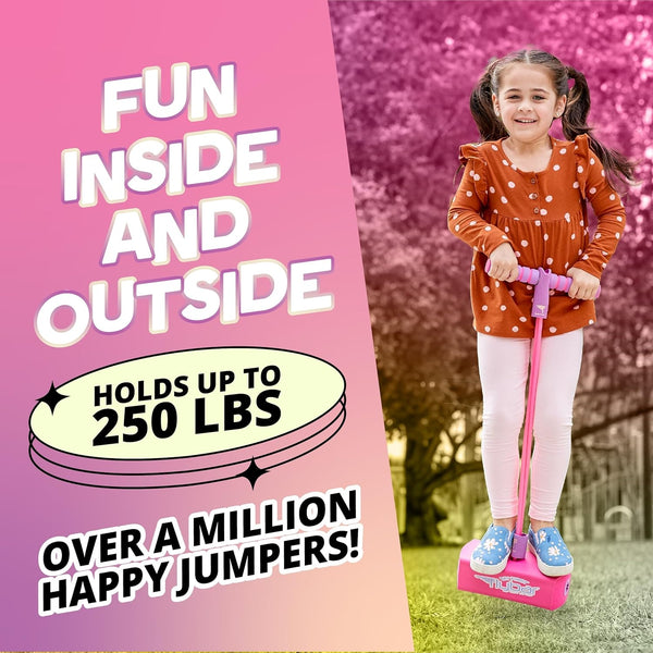 Jumping Promotes Growing Taller- Pogo Stick Foam Pogo Jumper for Kids, Toys for 3-12 Year Old Boys Girls Outdoor Toys Indoor Toys Fun Gifts Christmas Stocking Stuffers Gifts