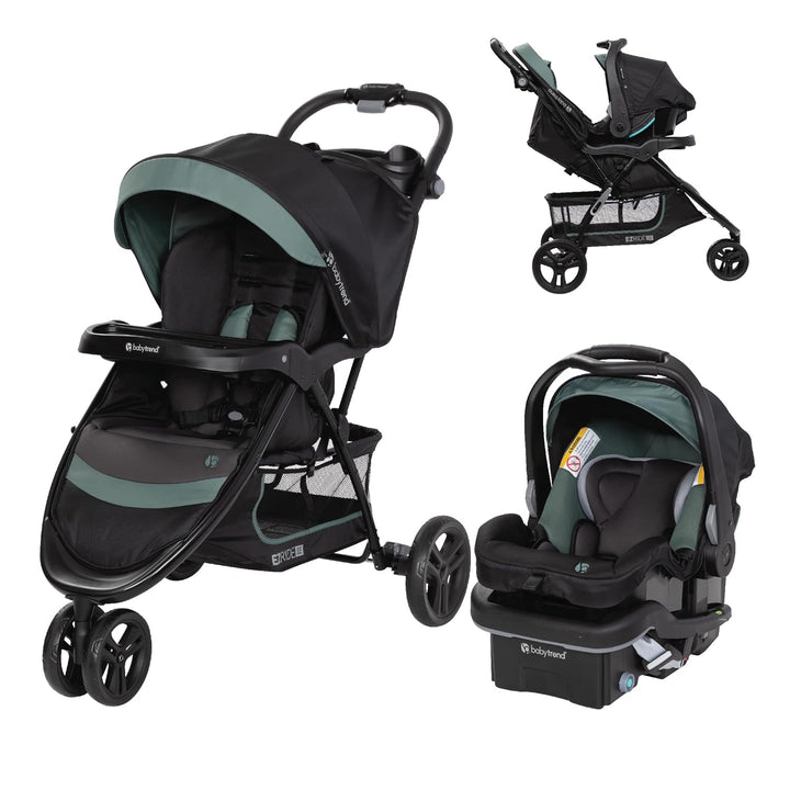 Stroller and Ez-Lift Infant Car Seat, EZ Ride Travel System, Dash Grey