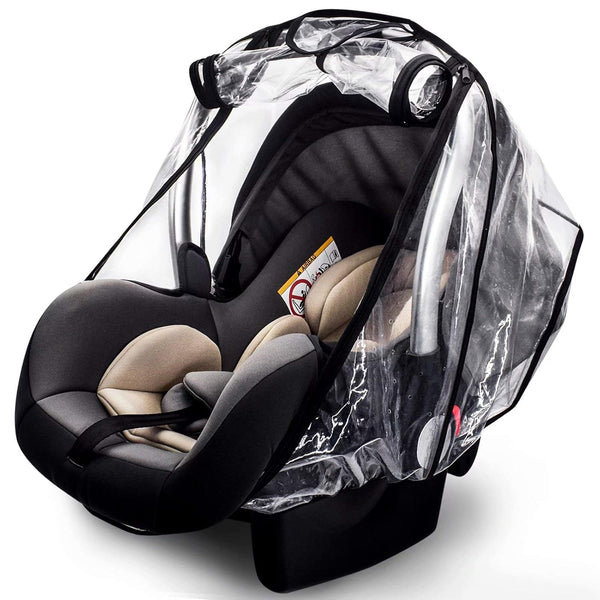 Car Seat Rain Cover,Food Grade Eva,Universal Car Seat Rain,Waterproof, Windproof Protection,Protect from Dust Snow,Rain Cover Features Quick-Access Zipper Door and Side Ventilation