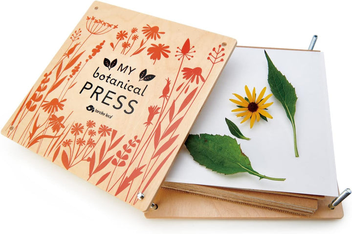 - My Botanical Press - 8.3 X 8.3 Inch 10 Layers Flower Press, DIY Dried and Preserved Flowers and Leaves, Plants Art & Crafts Kit - Age 3+