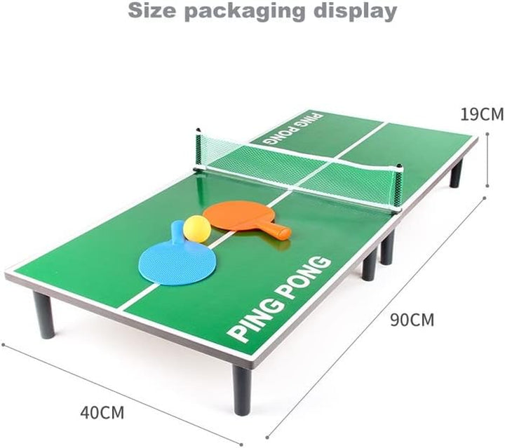 Mini Table Tennis Board Portable Desktop Ping Pong Table for Outdoor Outing or Indoor Large Size