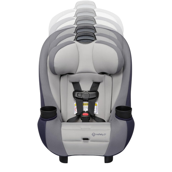 Ellaris 3-In-1 Convertible Car Seat, Slim Fit Design, Rear & Forward-Facing, 5-Position Headrest, 3-Across Fit, Travel-Friendly with Machine-Washable Seat Pad, London Blue