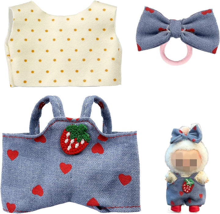 Clothes for LABUBU Doll (NO Doll),Outfit for Labubu,Clothes Set for LABUBU Dress Up,Accessories for LABUBU