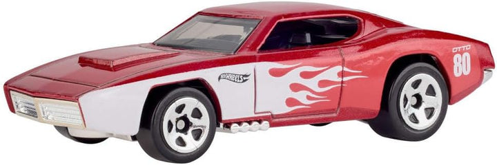 Toy Cars, 5-Pack of 1:64 Scale Toy Cars with Collectible Deco & Packaging, Core  80Th Anniversary Set of 5 Vehicles