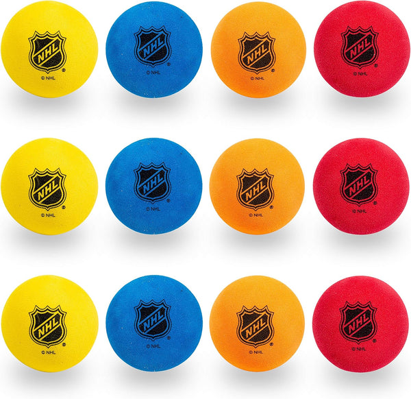 Franklin NHL Foam Mini Hockey Balls -12 Pack