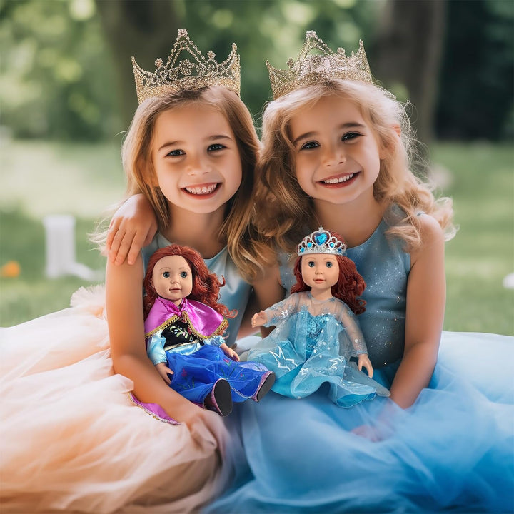 18 Inch Doll Clothes Accessories - 6Pcs Different Princess Costume Dress（No Doll）