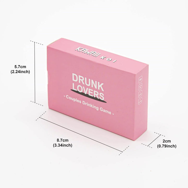Drunk Lovers - Couples Games Couples Card Game for Date Night, 54 Game Cards, Romantic Valentines, Card Game for Couple