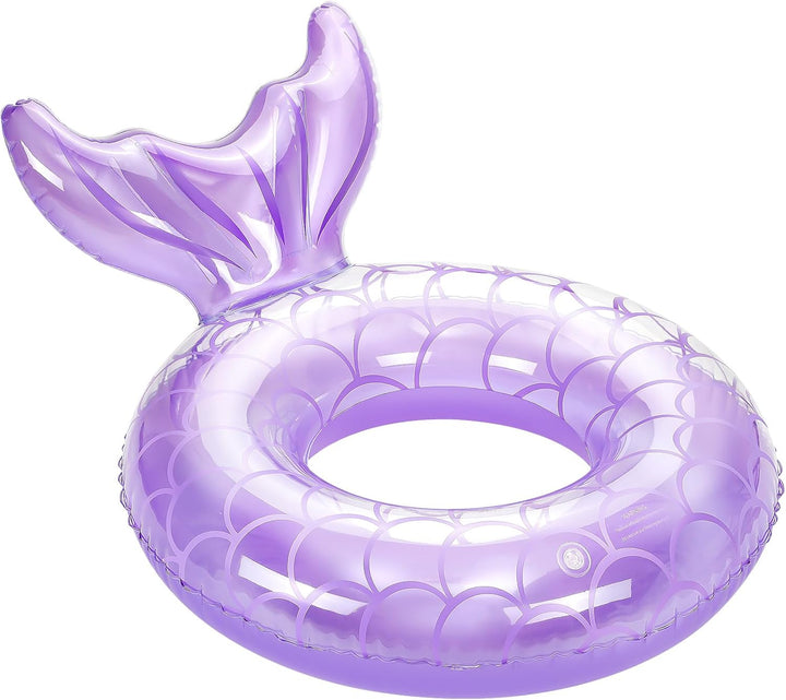 Inflatable Swimming Ring, Cute Pool Float Tube Decorations Swim Tubes Outdoor Pool Beach Water Floats Party Supplies Floaties