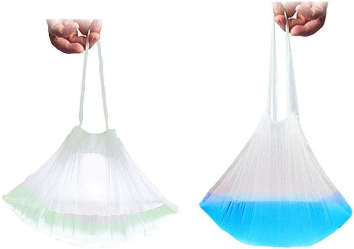 100 Pack Potty Chair Liners Disposable,Drawstring Training Toilet Seat Liner Bags Cleaning Bag for Kids Toddlers Outdoors Travel
