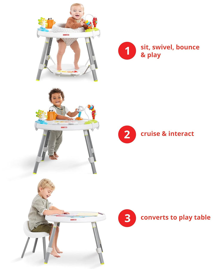 Baby Activity Center: Interactive Play Center with 3-Stage Grow-With-Me Functionality, 4Mo+, Explore & More