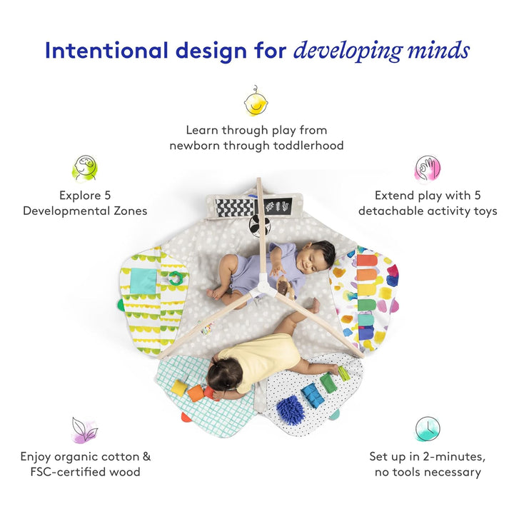 | the Play Gym | Award Winning for Baby , Stage-Based Developmental Activity Gym & Play Mat for Baby to Toddler