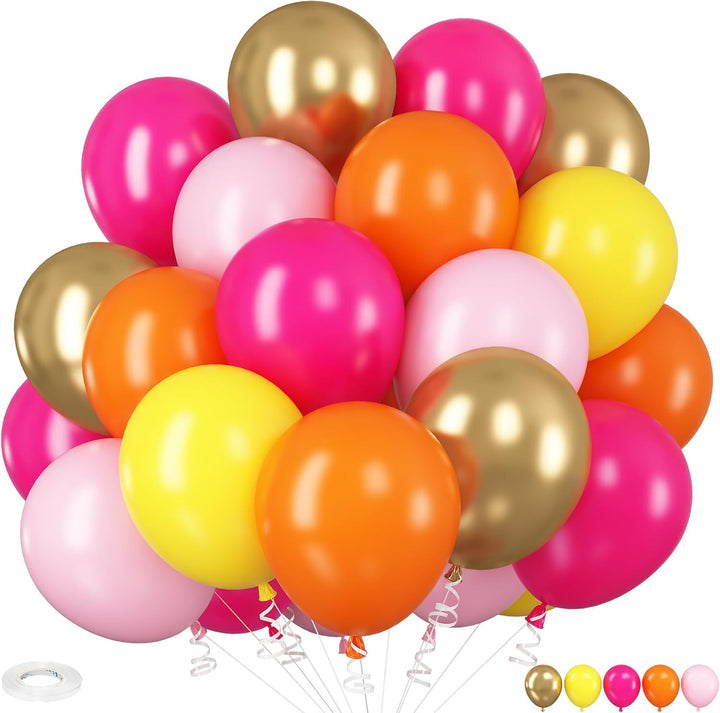 Dusty Blue and Gold Balloons, 60 PCS 12 Inch Slate Fog Pastel Baby Blue Sand White and Gold Balloons for Baby Boy Shower Bridal Shower Birthday Wedding Party Decorations