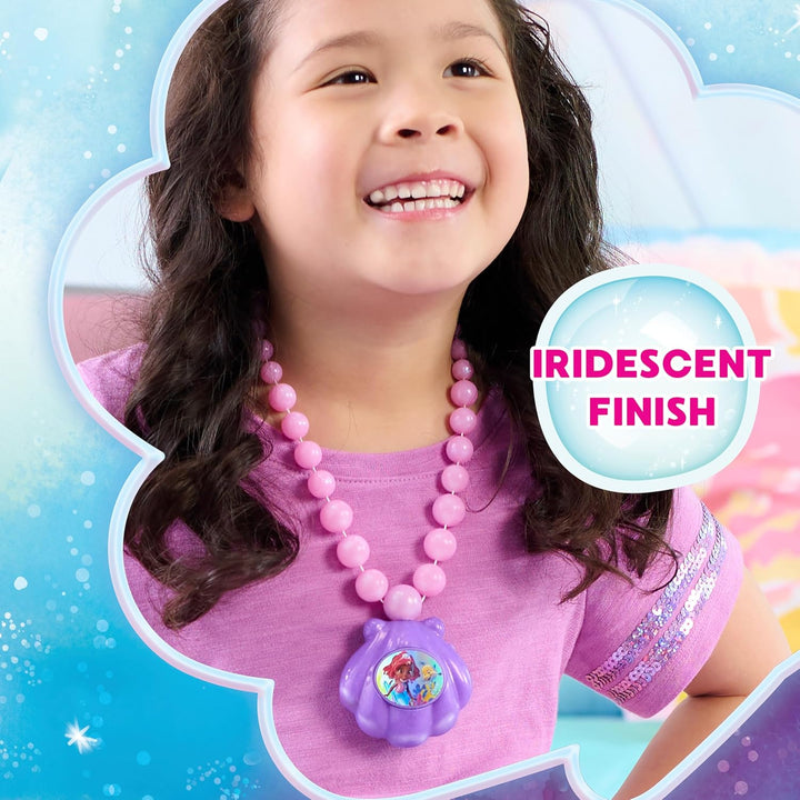 Disney Junior Ariel Ocean Glow Necklace with Lights and Sounds, Dress up and Pretend Play, Kids Toys for Ages 3 up by