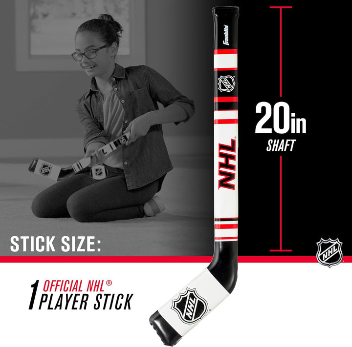NHL Kids Hockey Stick & Ball Set, Soft Sport Technology, 24.5 In, for Ages 3+