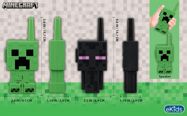 Minecraft Walkie Talkies for Kids, Indoor and Outdoor Toys Designed for Fans of Minecraft Toys