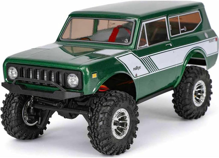 Redcat Ascent-18 Scout II 1/18 Scale RC Trail Truck – Brushed 4WD Crawler with Portal Axles, Waterproof Electronics, Scale Body, RTR – Remote Control Mini Off-Road Truck